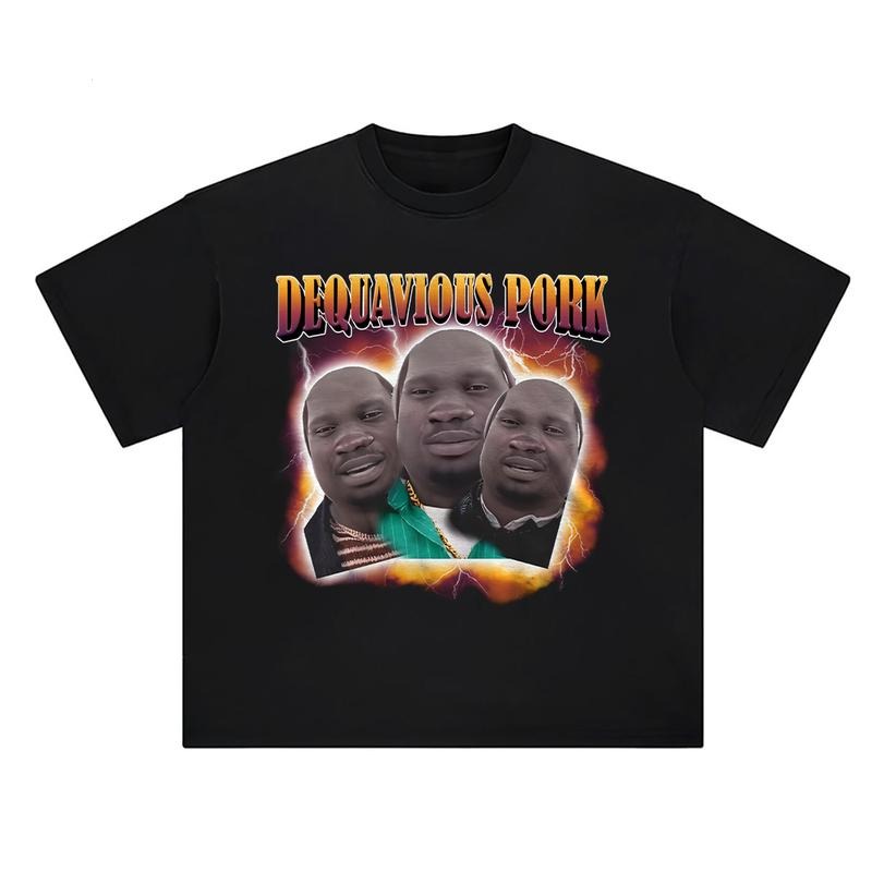 Dequavious Pork Funny Dank Memes T-shirt, Brainrot Shirt, John Pork Tee Hoodie, Sweatshirt | HypeDripTees.com