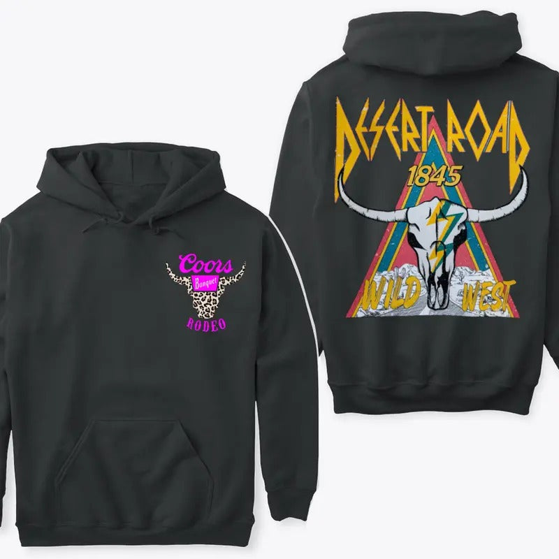 Desert Roads Hoodie Sweatshirt TShirt | HypeDripTees.com