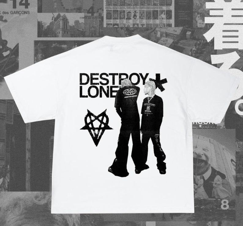 Destroy lonely graphic t-shirt Hoodie, Sweatshirt | HypeDripTees.com