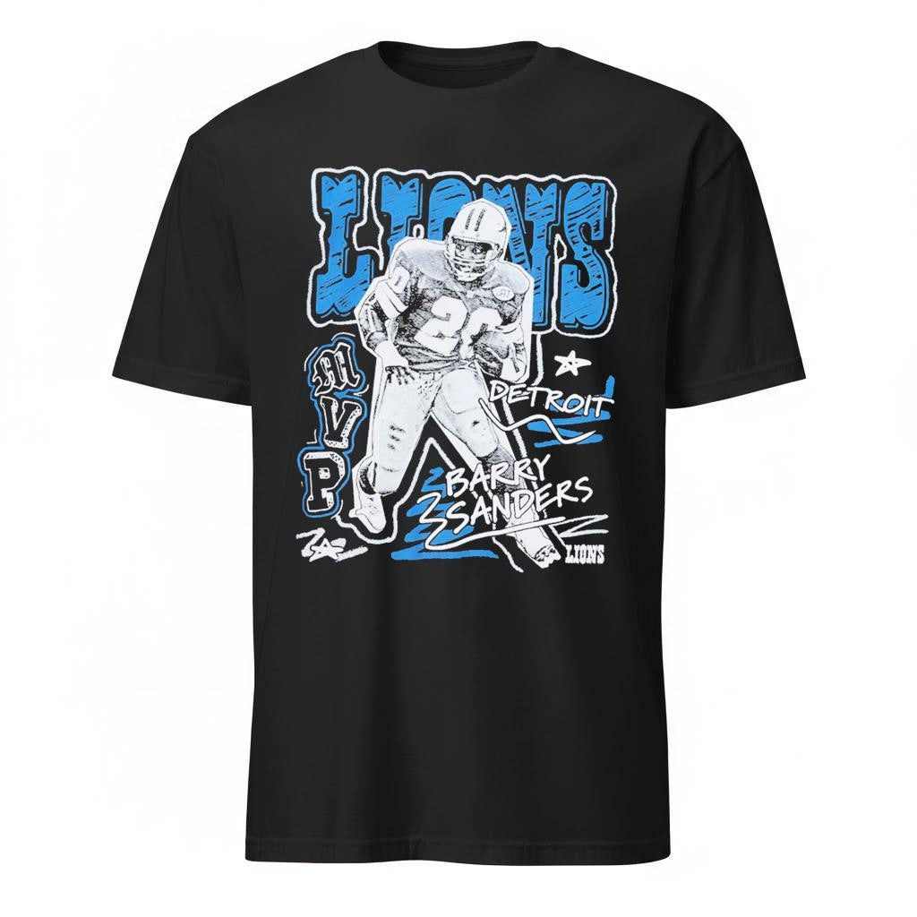 Detroit Lions Mitchell &amp; Ness Chalked Up Shirt