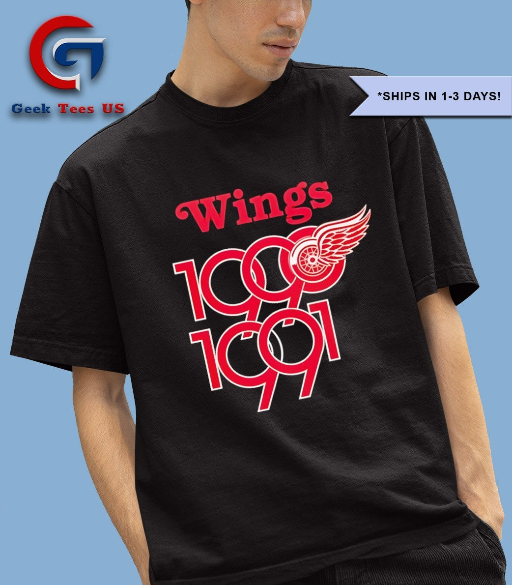 Detroit Red Wings 1990-1991 Sergei Fedorov shirt