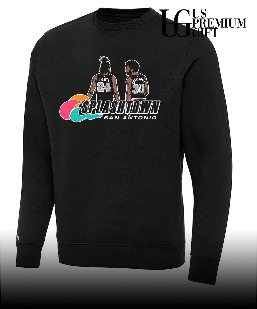 Devin Vassell and Julian Champagnie Splashtown San Antonio Spurs NBA shirt