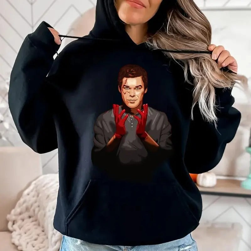 Dexter Morgan Shirt, Dexter Tv Show Hoodie, Dexter Morgan Outfits, Morgan Movie Fans Sweatshirt, Vintage Style, Unisex...