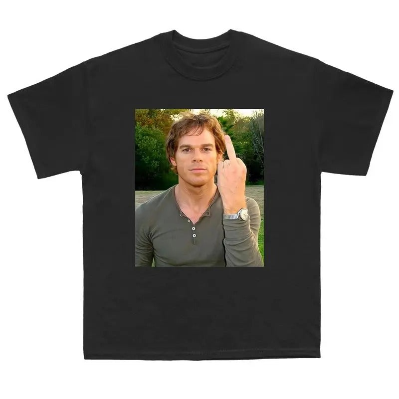Dexter Morgan T-Shirt Funny Movie Graphic Tee for Men Women Menswear Streetwear Crewneck Round Neck Tshirt Hoodie, Sweatshirt