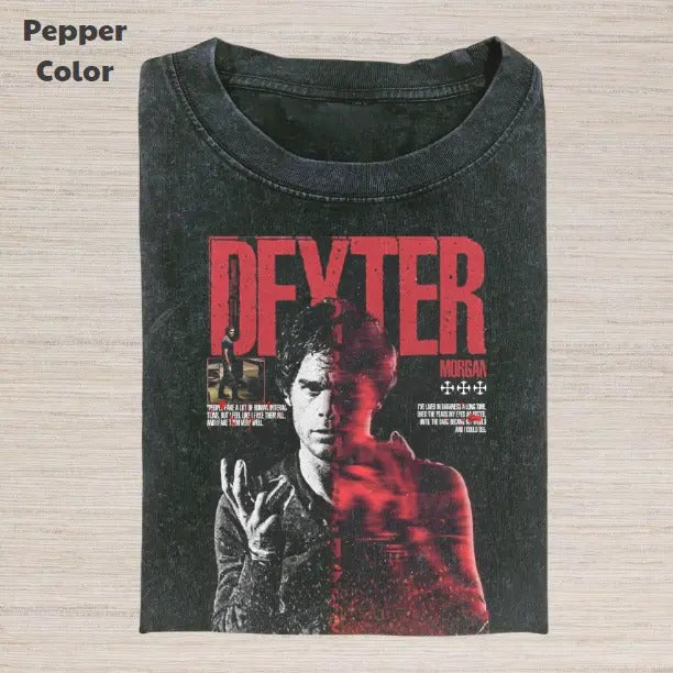 Dexter Vintage Graphic Tee, Dexter Morgan T-Shirt, TV Series Tee, Unisex Meme Cringe Funny Dumb Shirt, Gift For Men...
