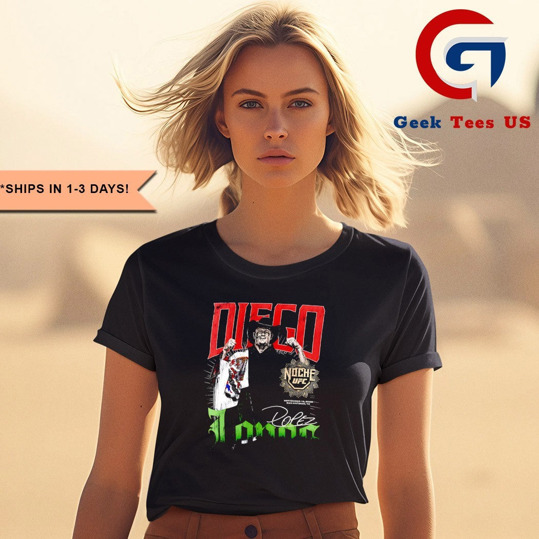 Diego Lopes UFC signature graphic T-shirt