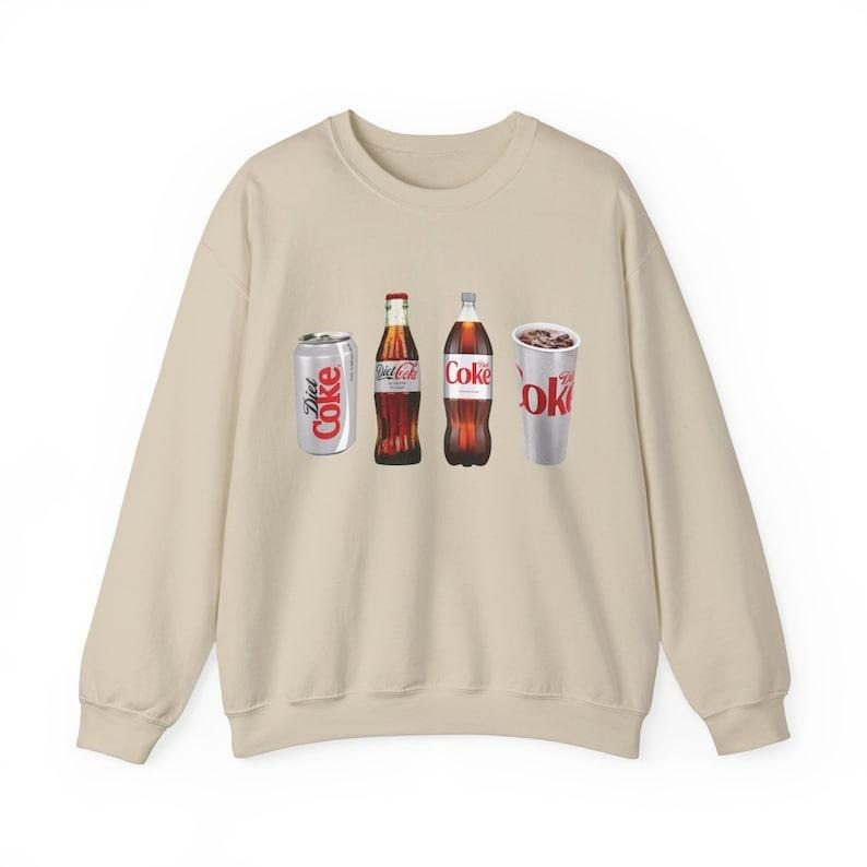 Diet Coke Crewneck Sweatshirt T-Shirts, Hoodie | HypeDripTees.com