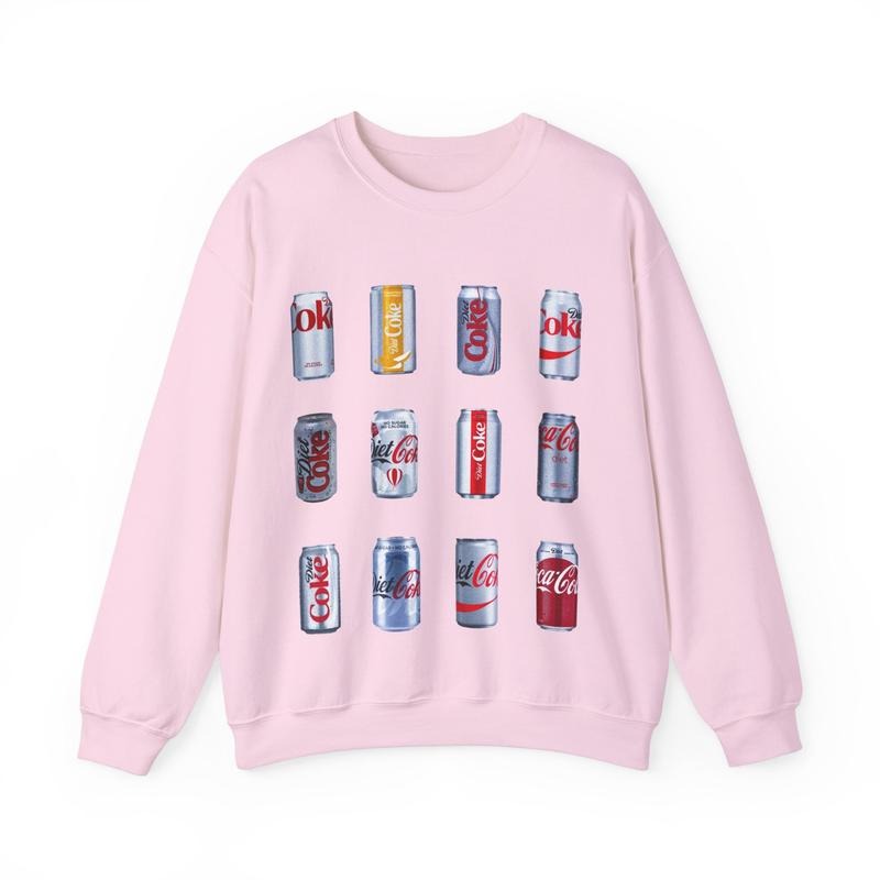 Diet Coke Crewneck T-Shirt Sweatshirt Hoodie | HypeDripTees.com