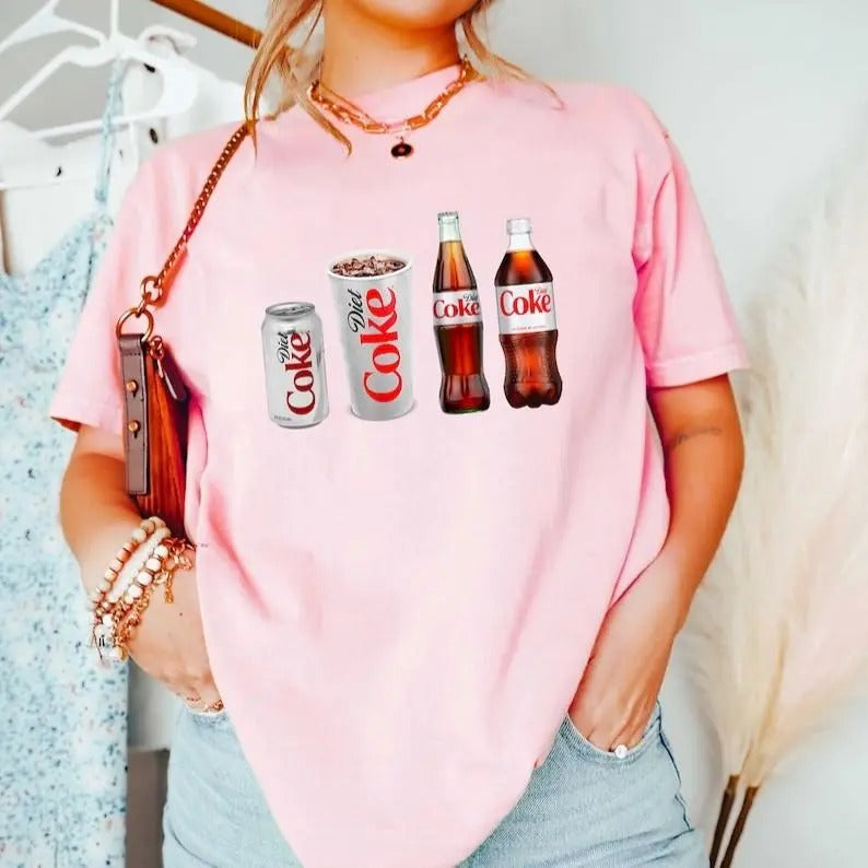 Diet Coke Lover Shirt, Funny Coke Shirt, Coke Short Sleeve, Diet Coke T-shirt Top Womenswear Hoodie, Sweatshirt