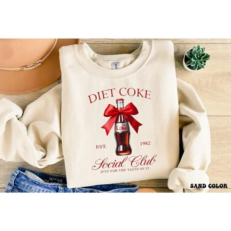 Diet Coke Shirt, Diet Coke Lover Sweatshirt, Funny Coke Shirt, Coke Lover Sweater, Coke Long Sleeve, Diet Coke Long...