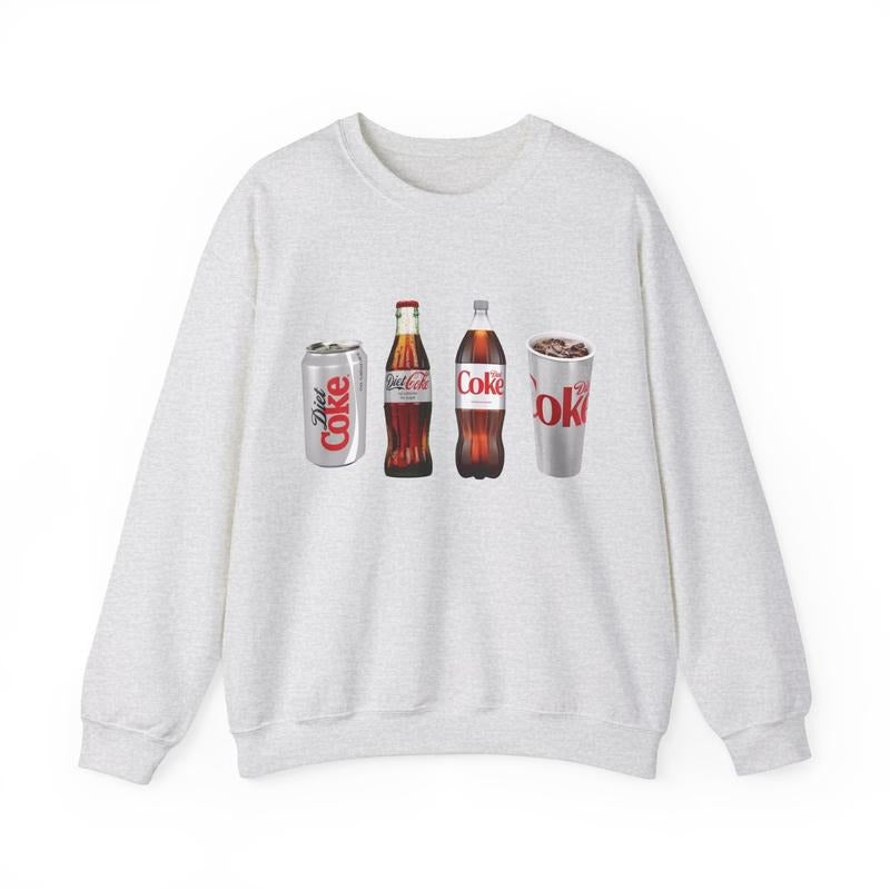Diet Coke Sweatshirt Classic Cotton Menswear Embroidered T-Shirts, Hoodie | HypeDripTees.com