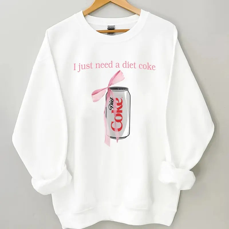 Diet Coke Diet Coke Humor Crew Neck Til Death Humor Girlfriend Diet Coke T-Shirts, Hoodie, Sweatshirt