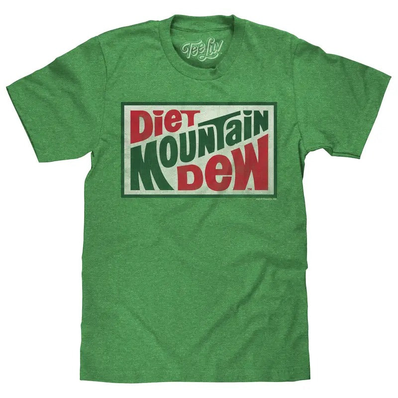 Diet Mountain Dew T-Shirt - Kelly Green Hoodie, Sweatshirt | HypeDripTees.com