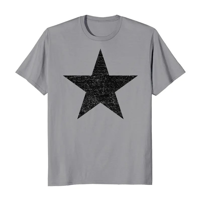 Distressed Black Star Men's T-Shirt Hoodie, Sweatshirt | HypeDripTees.com