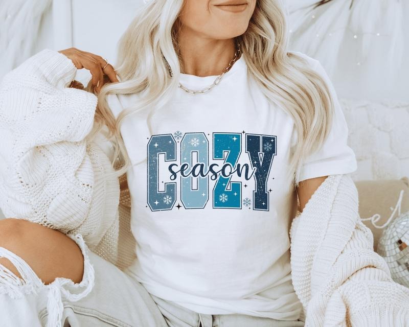 Distressed Cozy Season Christmas Unisex Shirt