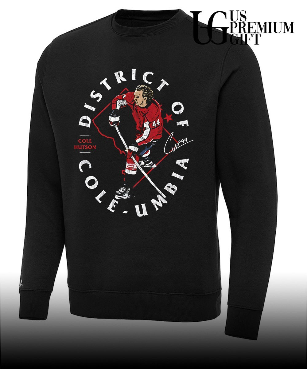 District of Cole Umbia Cole Hutson Washington Capitals hockey signature shirt