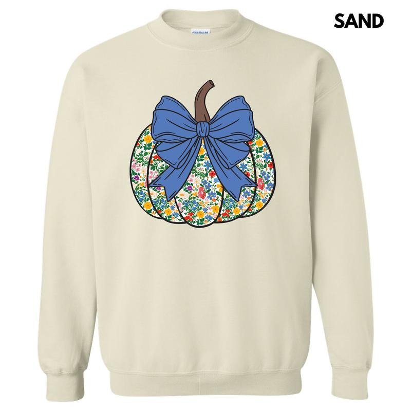 Ditsy Floral Pumpkin Sweatshirt 'NLB' T-Shirts, Hoodie | HypeDripTees.com