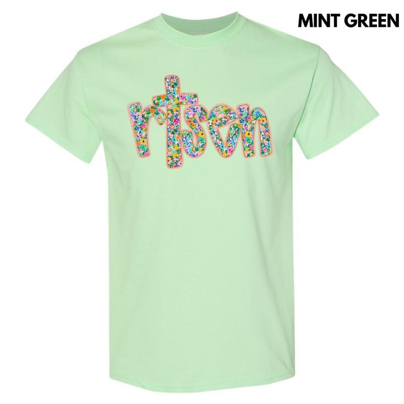 Ditzy Floral Risen Gildan Short Sleeve T-Shirt 'NLB' Hoodie, Sweatshirt | HypeDripTees.com