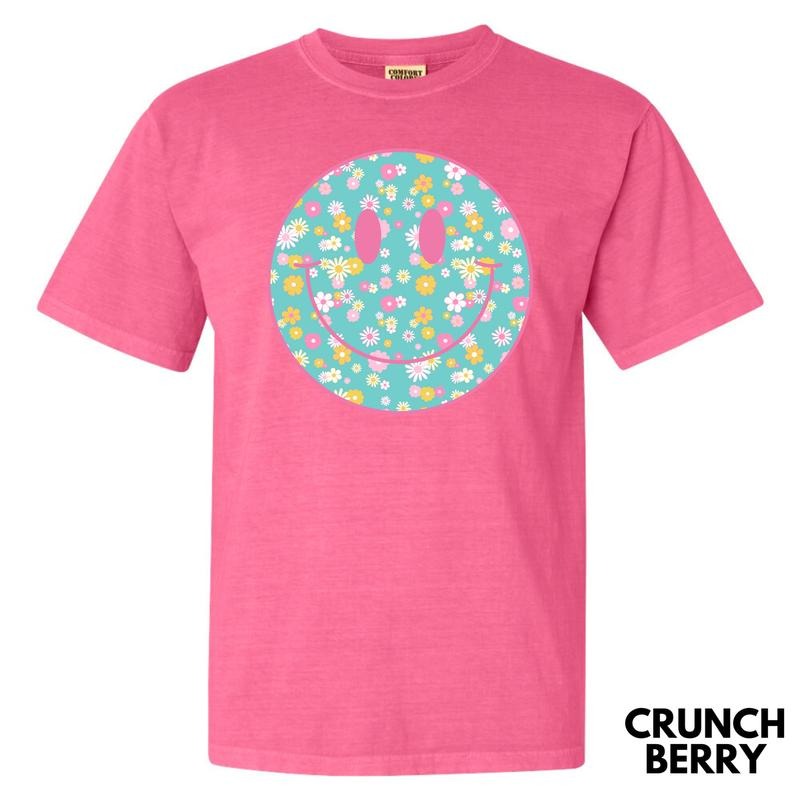 Ditzy Flower Happy Face Comfort Colors T-Shirt 'NLB' Hoodie, Sweatshirt | HypeDripTees.com