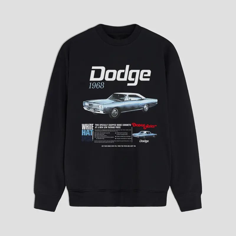 Dodge Charger 1968 Sweatshirt Classic Muscle Car Legend Car Menswear T-Shirts, Hoodie | HypeDripTees.com