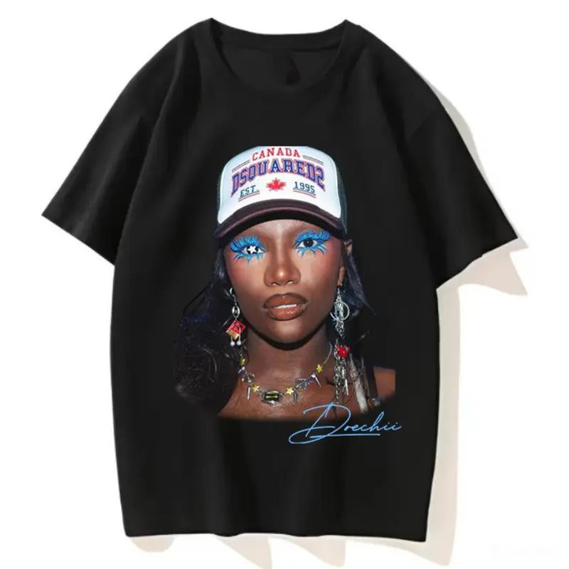 Doechii Blue Concert Black T-Shirt, Fans Gift Shirt Menswear Top Hoodie, Sweatshirt | HypeDripTees.com