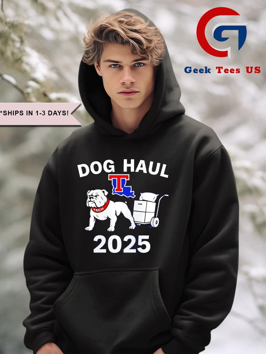 Dog Haul 2025 Louisiana Tech Bulldogs logo shirt