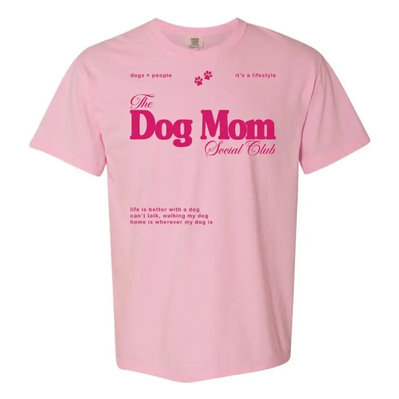 'Dog Mom Social Club' T-Shirt Hoodie, Sweatshirt | HypeDripTees.com