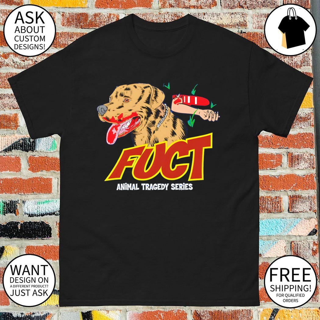 Dog blood fuct animal tragedy series vintage shirt