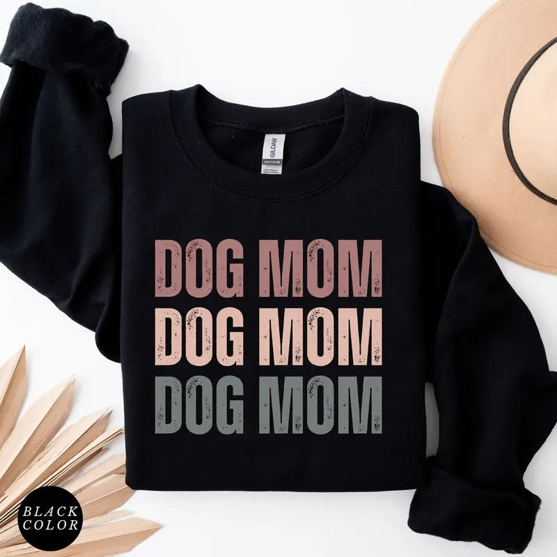 Dog mom Sweatshirt for Women Clothing Dog mama Sweatshirt Dog Parent Gift for Dog Owner Fur Mama Dog Sweatshirt for Dog...