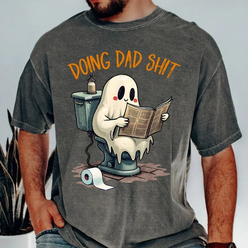 Doing Dad Sh*t Shirt, Horror Shirt, Funny Halloween Tee Hoodie, Sweatshirt | HypeDripTees.com