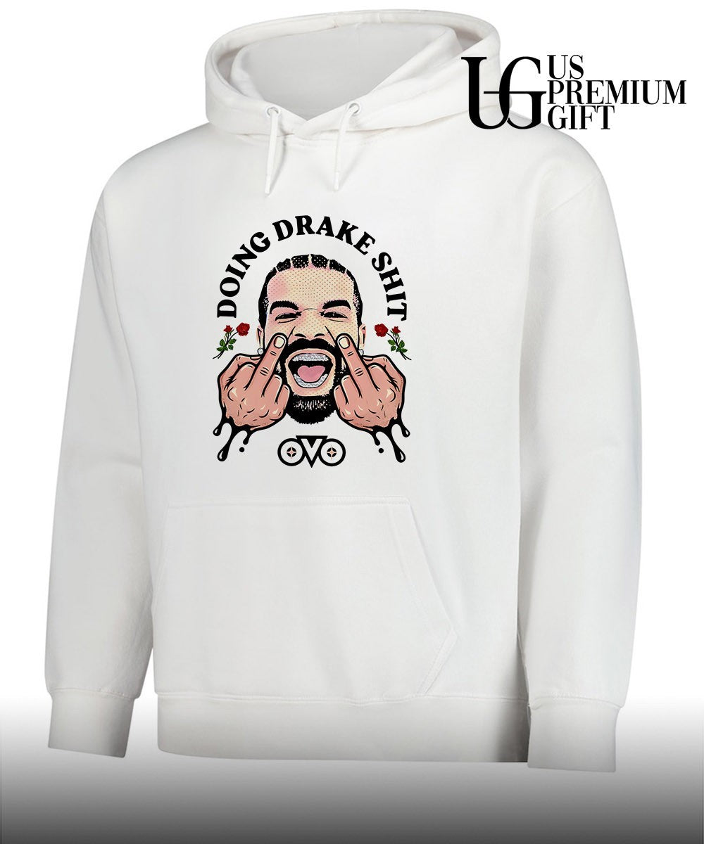 Doing Drake shit middle finger shirt