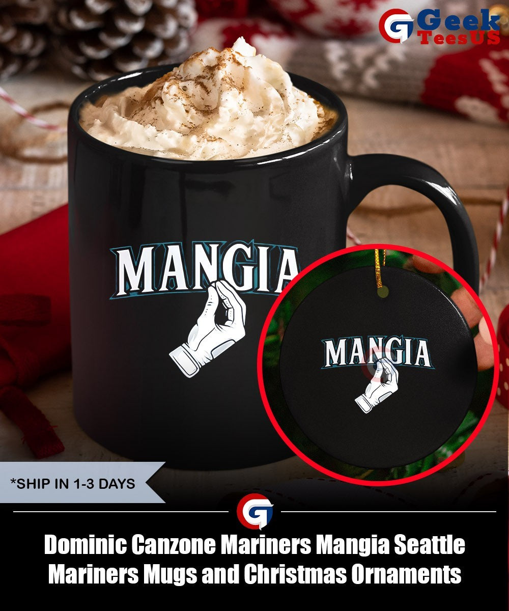 Dominic Canzone Mariners Mangia Seattle Mariners shirt