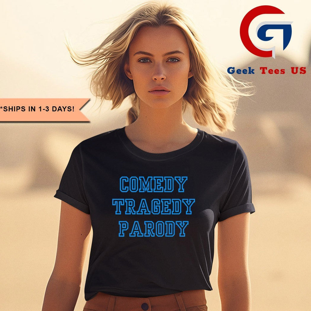 Dominic Fike Comedy Tragedy Parody T-shirt