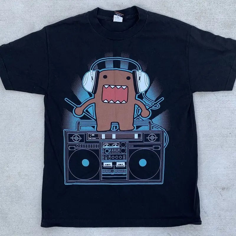 Domo Boombox Headphones T Shirt Unisex Full Size Hoodie, Sweatshirt | HypeDripTees.com