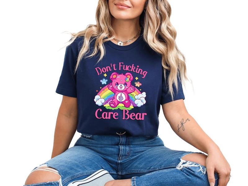 Don't Care Colorful T-Shirt Hoodie, Sweatshirt | HypeDripTees.com