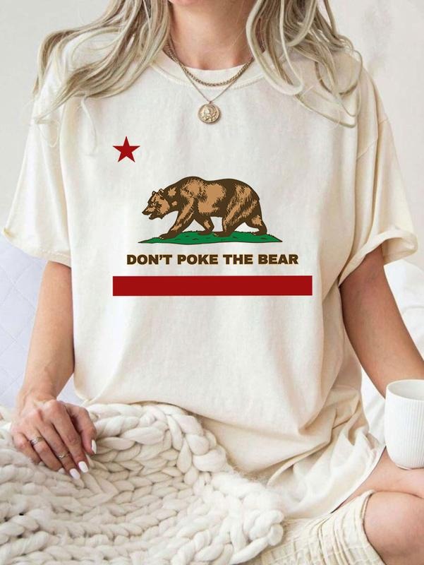 Don't Poke The Bear Shirt, Protest Bear Shirt, Trendy Tee Hoodie, Sweatshirt | HypeDripTees.com