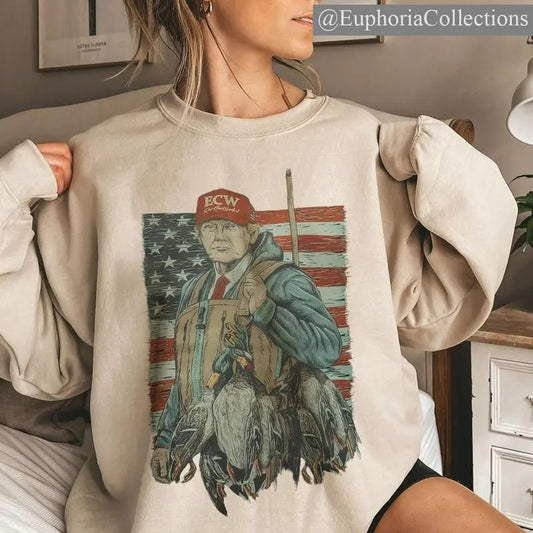 #Donald.Trump I'll Be Home for Christmas Sweater, Hoodie, Tee, Meme Cringe Cute #Trump Christmas T-Shirt , Global Trending Outfits