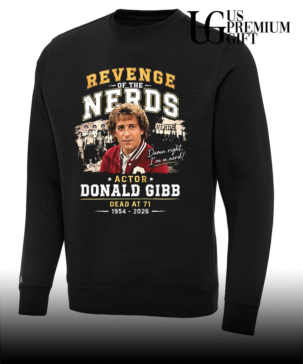 Donald Gibb Dead at 71 1954 2026 Revenge Of The Nerds Actor shirt