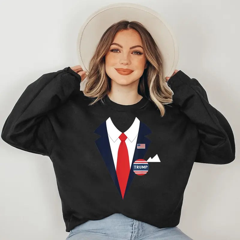 Donald Trump Halloween Costume Funny Sweatshirt T-Shirts, Hoodie | HypeDripTees.com