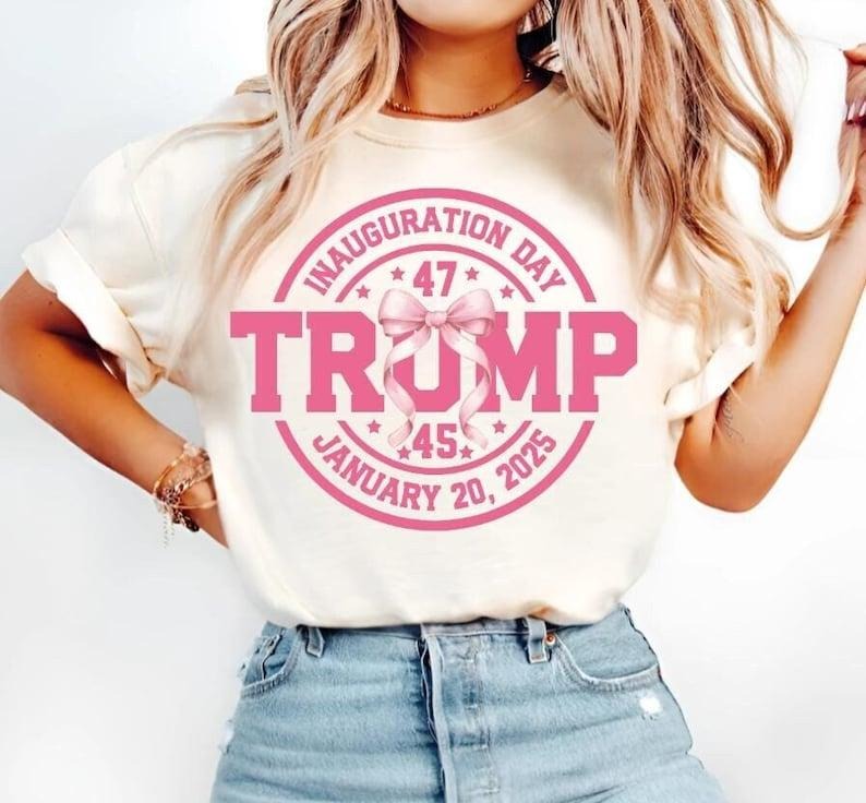 Donald Trump Inauguration Day 2025 T Shirt, 47th US President Inauguration T Shirt Hoodie, Sweatshirt | HypeDripTees.com
