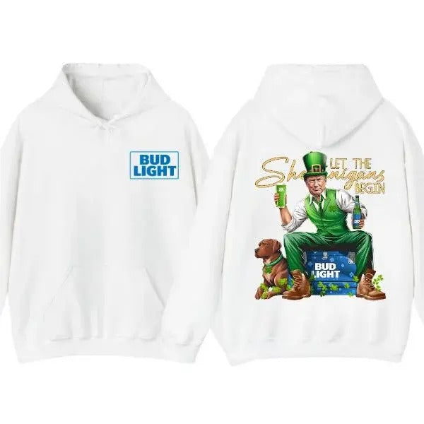 Donald Trump St.Patrick's Day Shirt, Trump Supporter Sweatshirt, B^d Light Hoodie, Beer Drinking Shirt For Men And Women,...