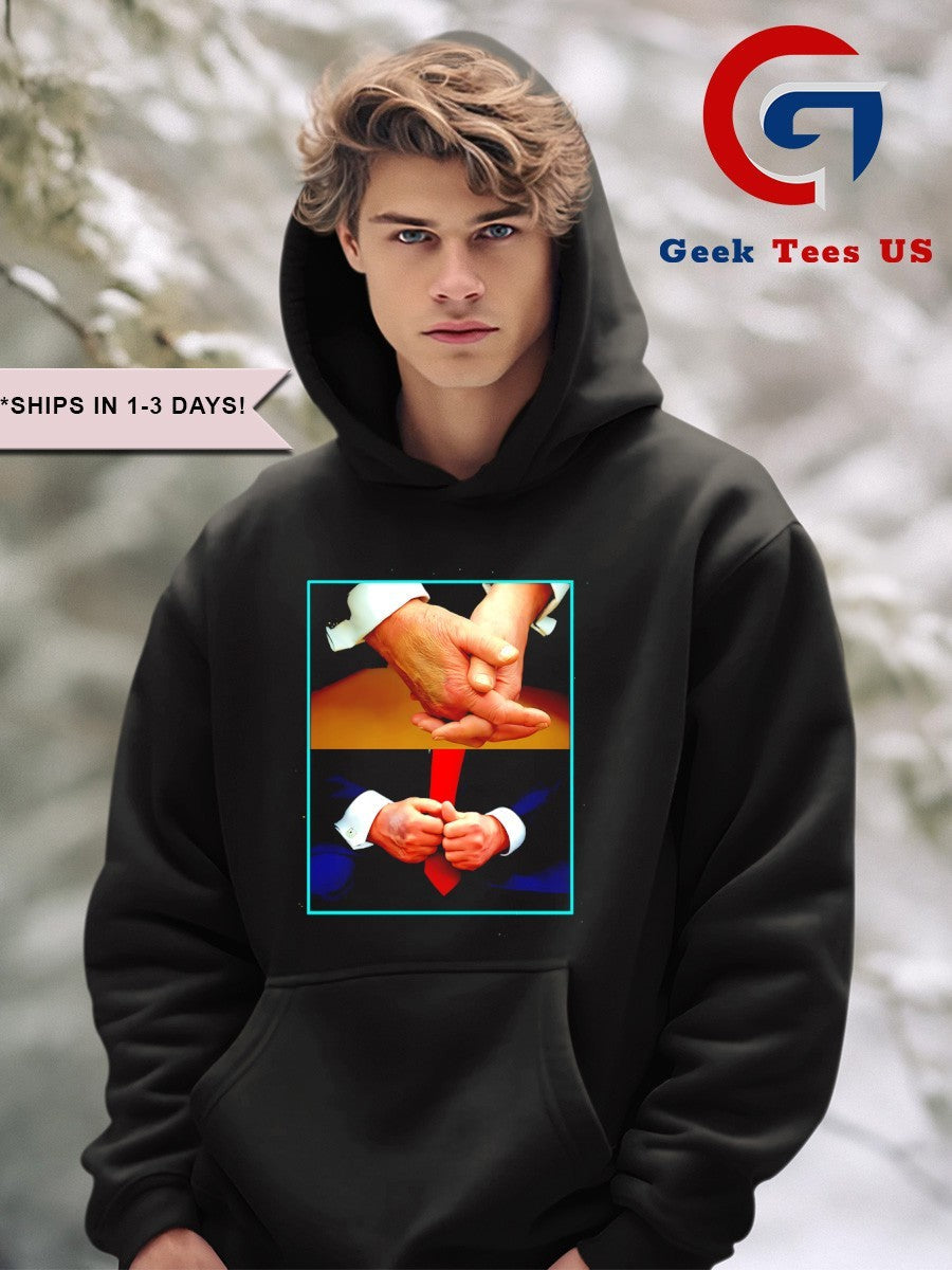 Donald Trump bruise hand shirt
