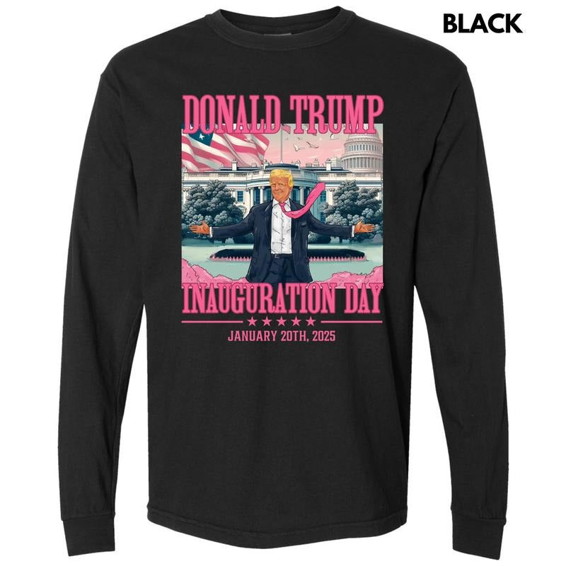 Donald's Day White House Long Sleeve Comfort Colors T-Shirt 'NLB' Hoodie, Sweatshirt | HypeDripTees.com