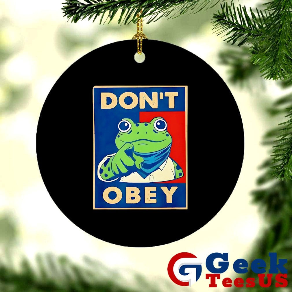 Don’t Obey Frog Portland Frog Protest shirt