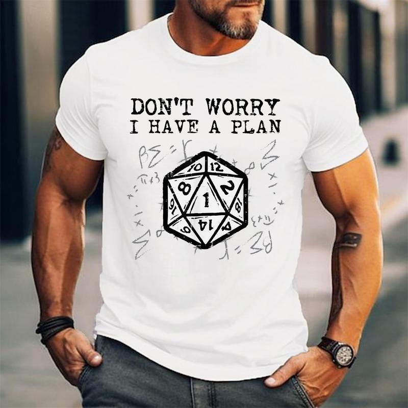 Dont Worry I Have Plan Funny Men Boys Unisex T-Shirt, Cotton 100%, Top Trending Fashion Hoodie, Sweatshirt | HypeDripTees.com