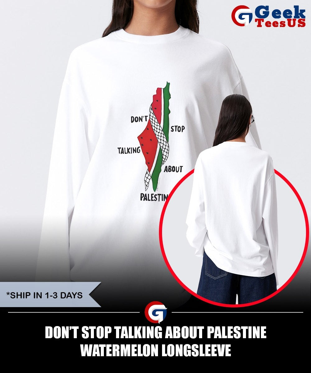 Don’t stop talking about Palestine watermelon shirt