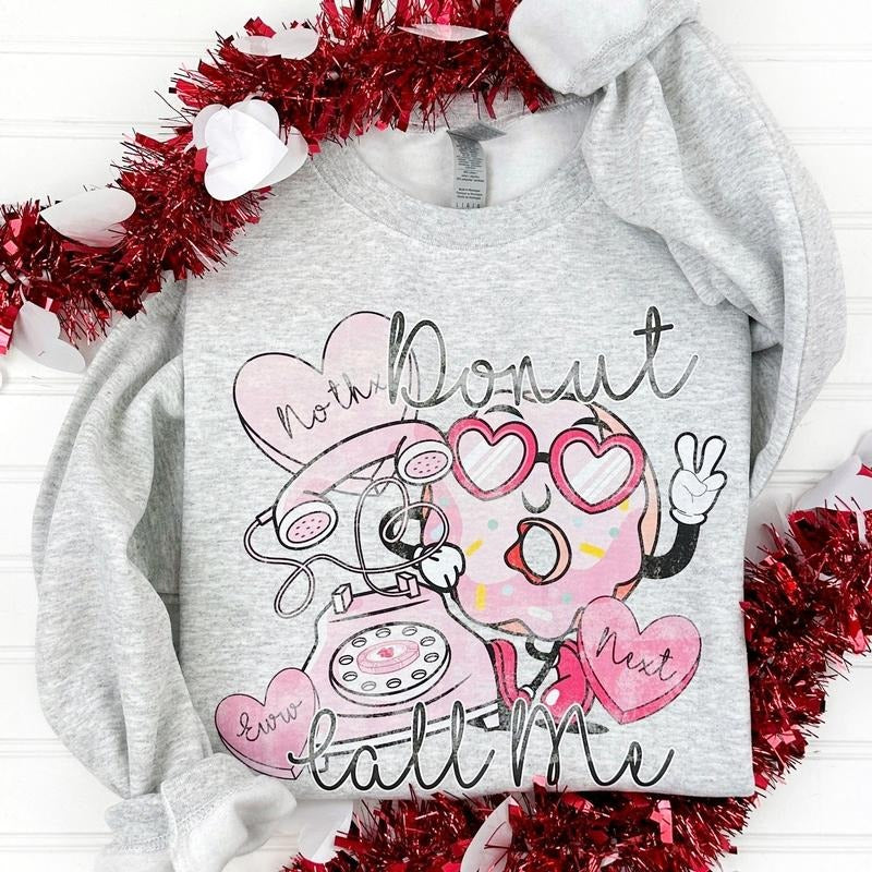 Donut Call Me Gildan Sweatshirt T-Shirts, Hoodie | HypeDripTees.com