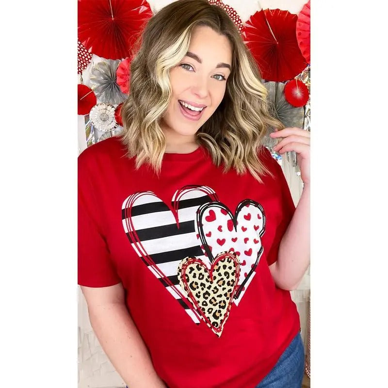 Doodle Hearts Valentine Shirt, Valentine day Sweatshirt, Hearts Shirt, For Women, For Men Hoodie | HypeDripTees.com