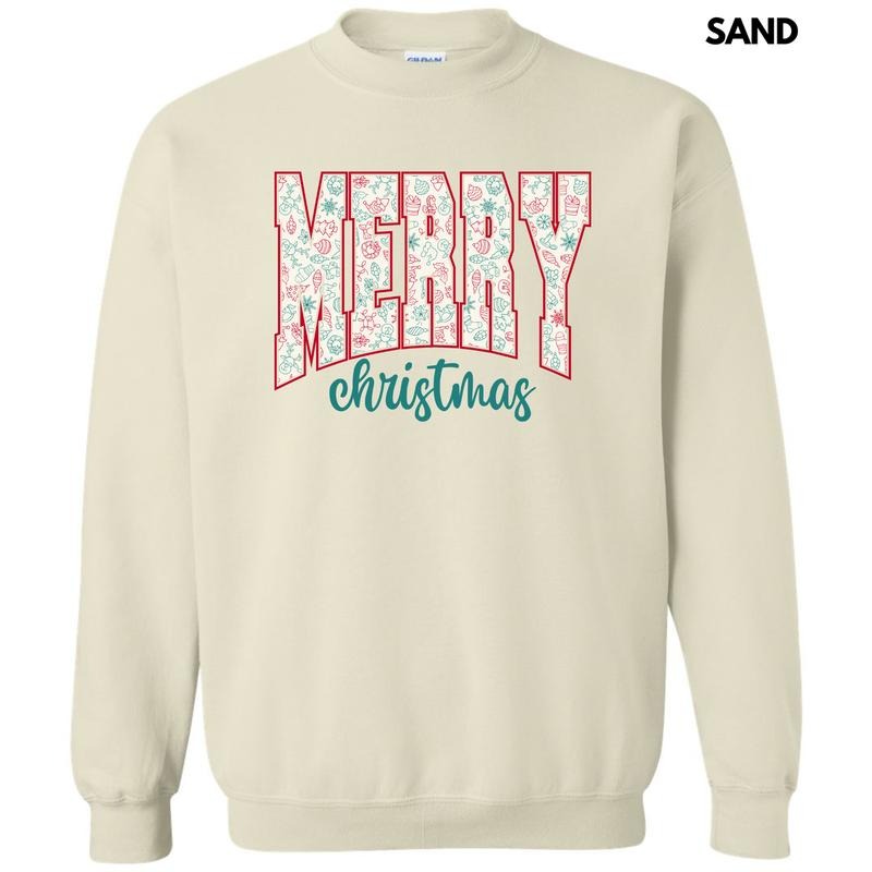 Doodle Merry Christmas Sweatshirt 'NLB' T-Shirts, Hoodie | HypeDripTees.com