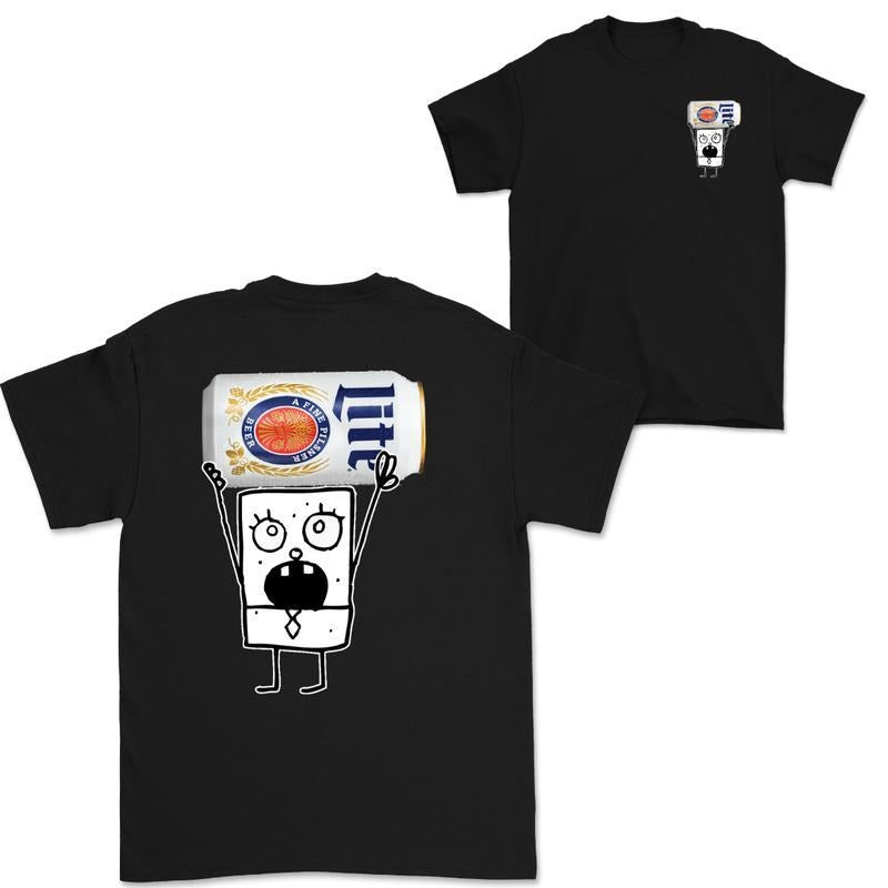 Doodlebob Miler Lite Essential 2 Sided Funny Drinking Miler Lite Summer Shirts T-Shirts, Hoodie, Sweatshirt